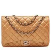 Chanel Vintage Pre-owned Laeder axelremsvskor Orange, Dam