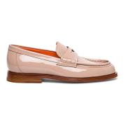 Santoni Läderloafer för Kvinnor Pink, Dam