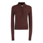 Philosophy di Lorenzo Serafini Boucle Ullblandning Tröja Brown, Dam