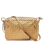 Bottega Veneta Vintage Pre-owned Tyg axelremsvskor Yellow, Dam