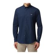 Harmont & Blaine Herr Essentials Button-Down Skjorta Blue, Herr