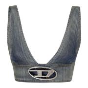 Diesel Stilig Denimjacka Blue, Dam