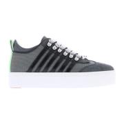 Dsquared2 Maxi Sole Läder Sneakers Worldwide Exclusive Gray, Dam