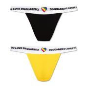 Dsquared2 Tvåpack av g-string Multicolor, Dam