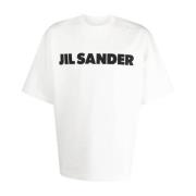Jil Sander Porslin Logo T-shirt White, Herr