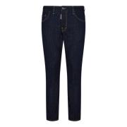 Dsquared2 Slim-Fit Navy Blue Denim Jeans Blue, Herr