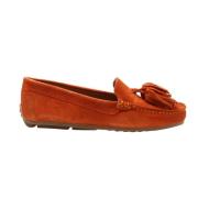 Ctwlk. Alencon Mocassin Skor Orange, Dam