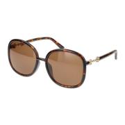 Gucci Stiliga solglasögon Gg0892Sa Brown, Dam