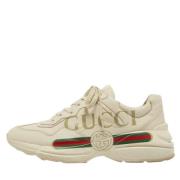 Gucci Vintage Pre-owned Laeder sneakers White, Herr
