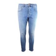 Don The Fuller Yaren Slim Fit Jeans med Gold Rose Button Blue, Herr