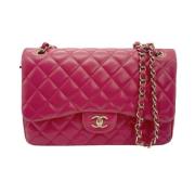 Chanel Vintage Pre-owned Laeder axelremsvskor Pink, Dam