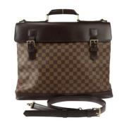 Louis Vuitton Vintage Pre-owned Canvas handvskor Brown, Dam