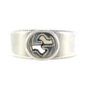 Gucci Vintage Pre-owned Silver ringar Gray, Unisex