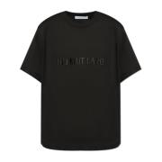 Helmut Lang T-shirt med logotyp Black, Herr
