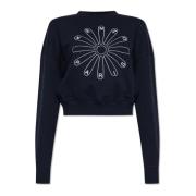 Kenzo Sweatshirt med logotyp Blue, Dam