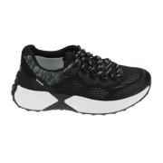 Gabor Flexibel Walking Sneaker Black, Dam