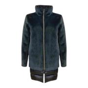 RRD Neo Velvet Down Coat Blue, Dam