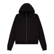 Colmar Zip Hoodie Sweatshirt Klassisk Design Black, Dam