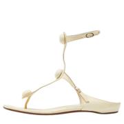 Christian Louboutin Pre-owned Pre-owned Laeder sandaler Beige, Dam