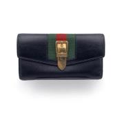 Gucci Vintage Pre-owned Laeder plnbcker Black, Dam