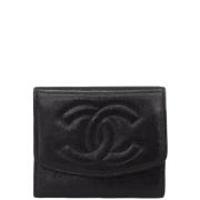 Chanel Vintage Pre-owned Laeder plnbcker Black, Dam