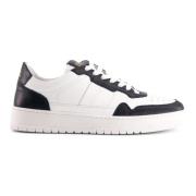 National Standard Handgjorda White Navy Sneakers Black, Herr