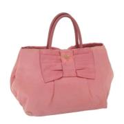 Prada Vintage Pre-owned Nylon prada-vskor Pink, Dam