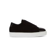 National Standard Handgjorda Svarta Mocka Sneakers Black, Herr