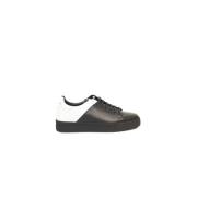 Cerruti 1881 Svart & Vit Läder Sneakers med Logo Black, Herr