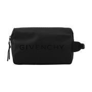 Givenchy Svart G-Zip Beauty Case Black, Herr