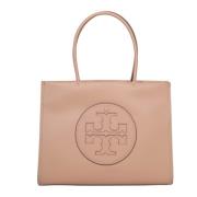 Tory Burch Eco Läder Shopper Väska Beige, Dam