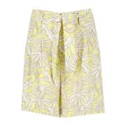 Woolrich Kontrastfärgad Bermuda Shorts för Kvinnor Multicolor, Dam