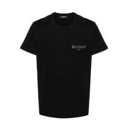 Balmain Vintage Logo T-Shirt Classic Fit Black, Herr