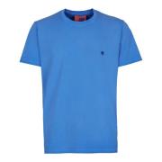 Gallo Broderad Tupp Crew-Neck T-shirt Blue, Unisex
