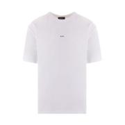 A.p.c. Vit Bomull Jersey Logo T-shirt White, Herr