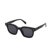 Zadig & Voltaire Svart Rök Solglasögon Shiny Black Black, Unisex