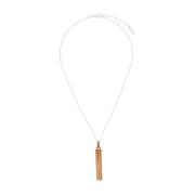 Ambush Brun Sterling Silver Halsband Snap-Hook Brown, Dam