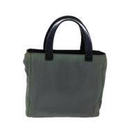 Prada Vintage Pre-owned Tyg prada-vskor Green, Dam