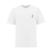 Jacob Cohën Bomull Crew Neck T-shirt med Print White, Herr