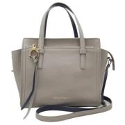 Salvatore Ferragamo Pre-owned Pre-owned Laeder axelremsvskor Gray, Dam