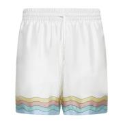 Casablanca Elegant Sommar Shorts White, Herr