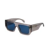 Just Cavalli Shiny Transp. Grey Blue Solglasögon Gray, Unisex
