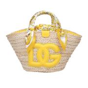 Dolce & Gabbana Straw Shopping Bag Yellow Yellow, Dam
