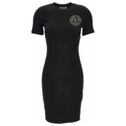 Versace Jeans Couture Svart Tröja Klänning Black, Dam