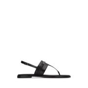 Calvin Klein Stiliga Sandaler för Sommaren Black, Dam