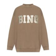 Anine Bing Sweatshirt med logotyp Beige, Dam