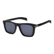 Eyewear by David Beckham Svart/Grå Solglasögon DB 7000/S Black, Herr