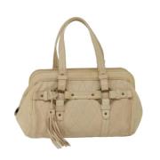 Bally Pre-owned Pre-owned Laeder handvskor Beige, Dam