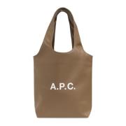 A.p.c. 'Ninon Small' shopper väska Brown, Dam