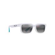 Maui Jim Vintage Polariserade Solglasögon Hiapo Grå White, Unisex